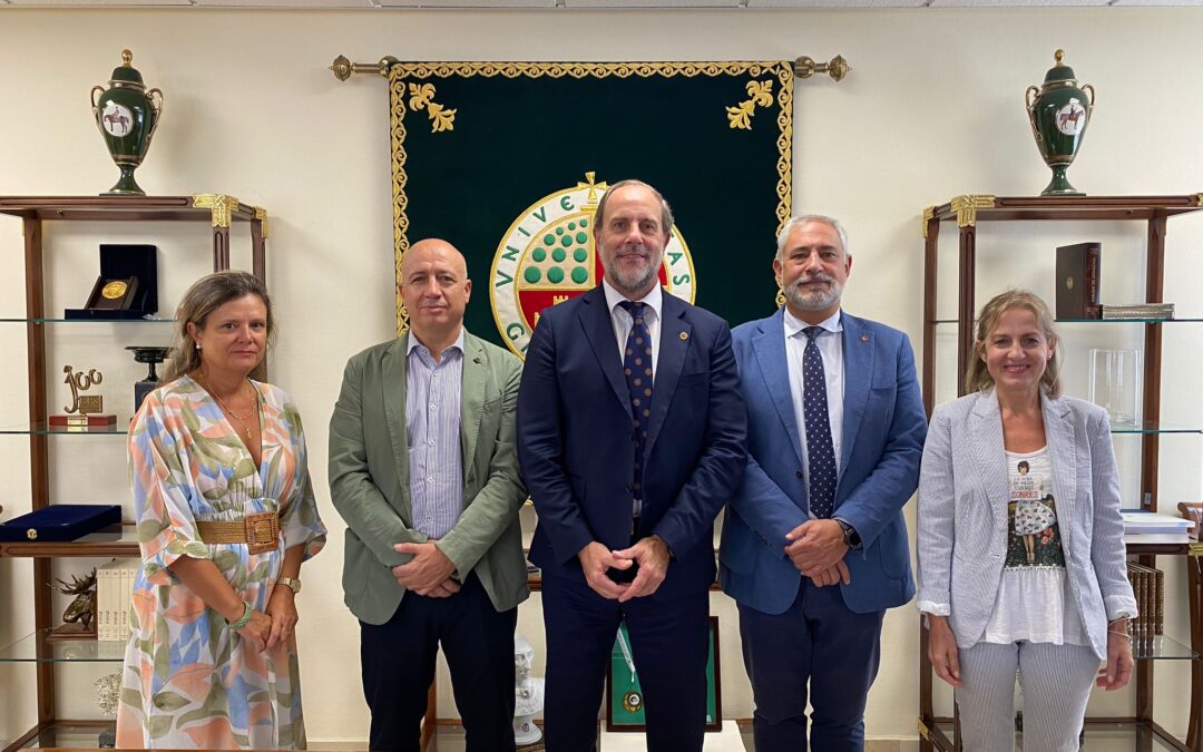 Reunión con el rector de la Universidad de Jaén
